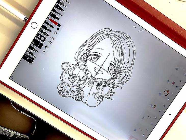 Ipad Proとapple Pencilで楽しくお絵かき アートイラストコース アートスクール大阪 ブログ