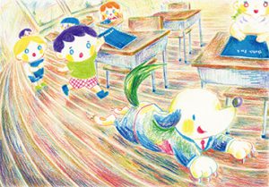 えほん(色鉛筆)