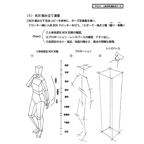 人体BOXクロッキー講座イメージ