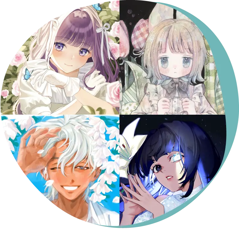 様々な絵柄の講師が在籍しています!