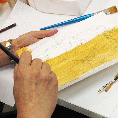 油彩模写技法講座イメージ