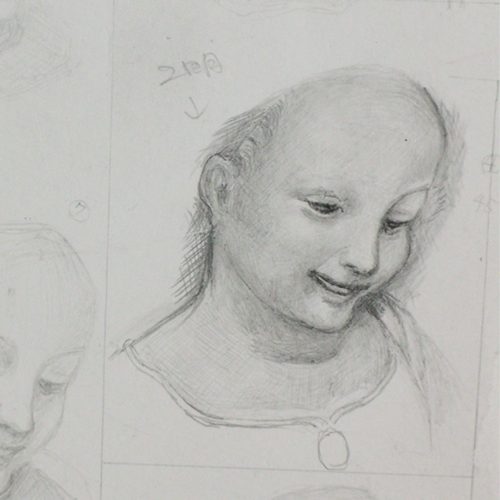 油彩模写技法講座イメージ