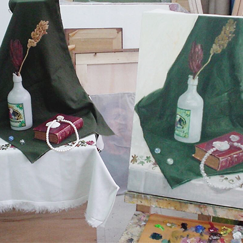 油絵入門講座イメージ